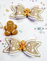 Gingerbread Bow Set