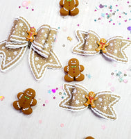 Gingerbread Bow Set