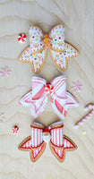 Gingerbread Bow Set