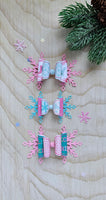 Double Snowflake Bow Set