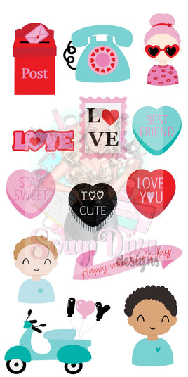 Love Struck Foam Stickers