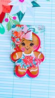 Gingerbread Girl Bag Topper