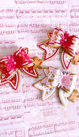 Gingerbread Bow Set