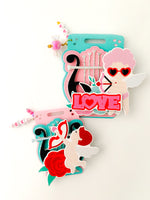 Valentine Harp Bag toppers