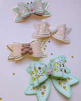 Gingerbread Bow Set