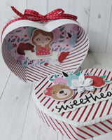 Double Stitch Heart Nesting Set