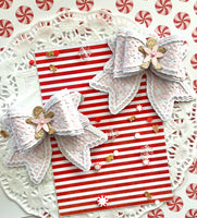 Gingerbread Bow Set