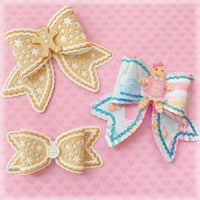 Gingerbread Bow Set