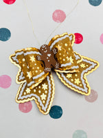 Gingerbread Bow Set