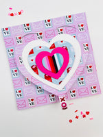 Double Stitch Heart Nesting Set