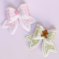 Gingerbread Bow Set