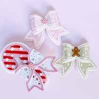 Gingerbread Bow Set