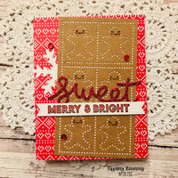 Gingerbread Postage Stamp