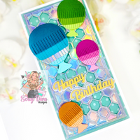 Fringed Birthday Balloons