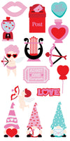 Love Struck Chipboard Stickers