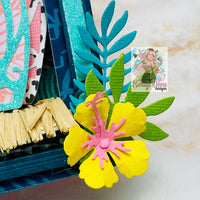 Hibiscus Flower Plate