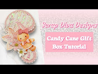 Candy Cane Gift Box