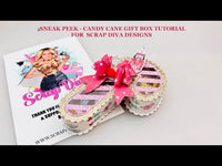 Candy Cane Gift Box