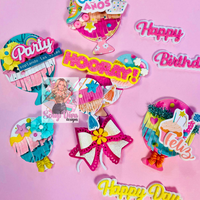 Fringed Birthday Balloons